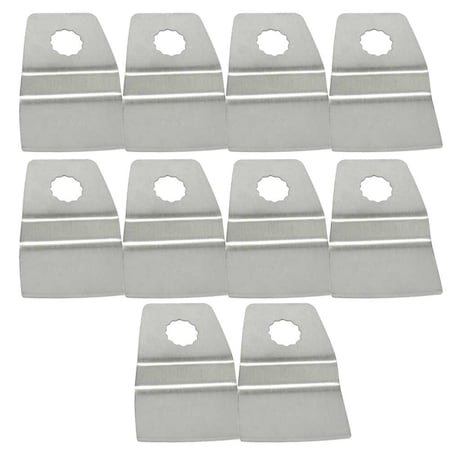 Versa Tool 52mm Flush Cut (8mm Offset Mount) Stainless Steel Scraper, PK 10 SB10M